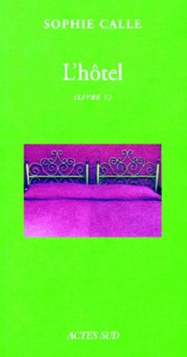 Doubles-jeux. Vol. 5. L'hôtel