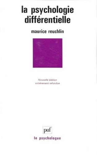La psychologie différentielle