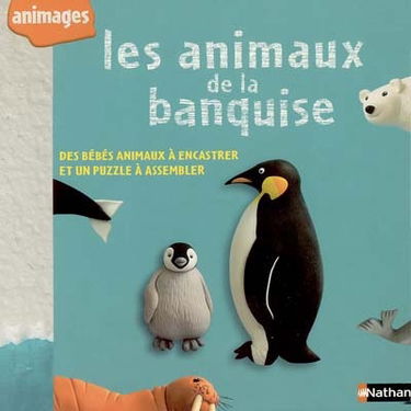 Les animaux de la banquise : des bébés animaux à encastrer et un puzzle à assembler
