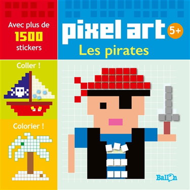 Couverture de Pixel art : les pirates