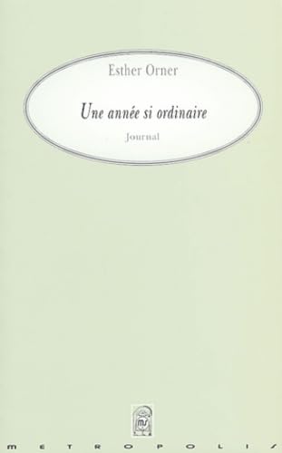 Une année si ordinaire