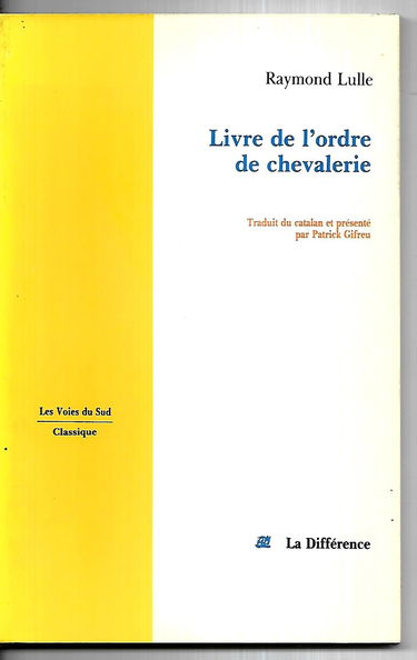 Le Livre de l'ordre de la chevalerie