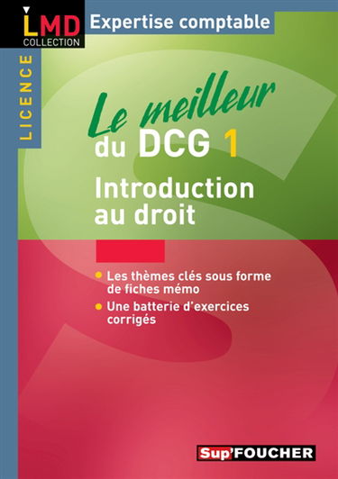 Le meilleur du DCG 1 : introduction au droit : licence