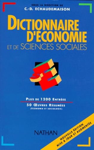 Dictionnaire d'économie et de sciences sociales