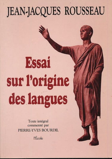 Couverture de Essai sur l'origine des langues