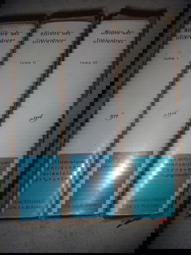 Encyclopédie de la pléiade: histoire des littératures en 3 volumes