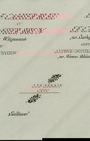 Le Cahier bleu et le Cahier brun: Études préliminaires aux «Investigations philosophiques»