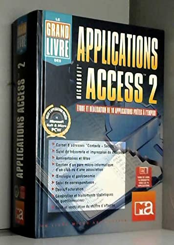 Applications Access 2 : étude et réalisation
