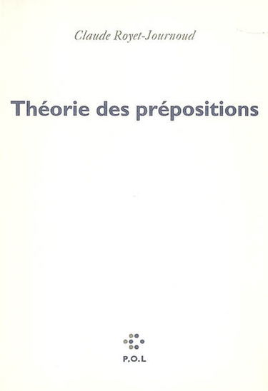 Théorie des prépositions