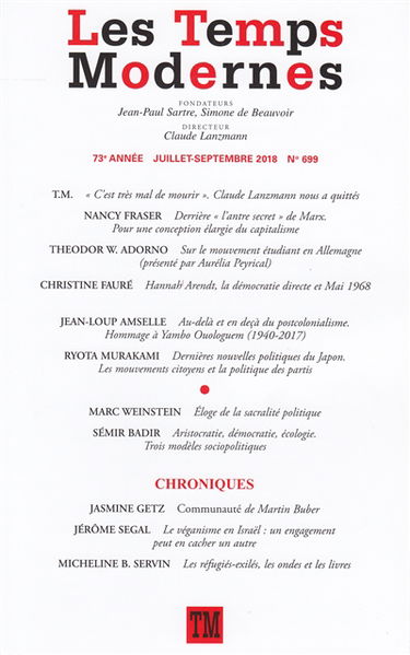 Temps modernes (Les), n° 699