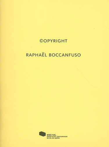Copyright, Raphaël Boccanfuso