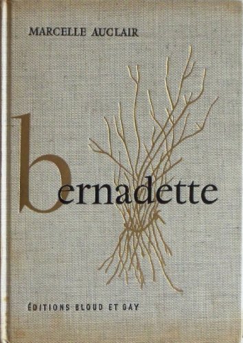 Couverture de Bernadette par Marcelle Auclair