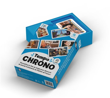 Couverture de Tempo chrono : reconstitue la frise du temps pour découvrir les grands événements de l'histoire de France ! par XXX