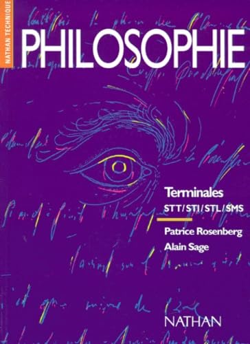 Philosophie, terminale STT STI, élève