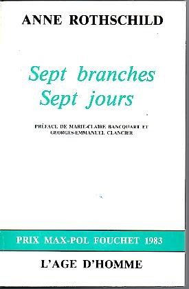 Sept branches, sept jours