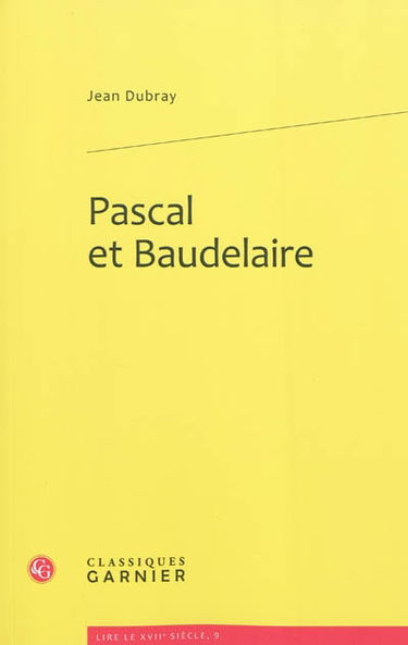 Pascal et Baudelaire