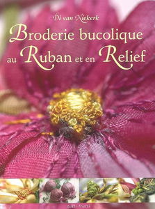 Broderie bucolique au ruban et en relief