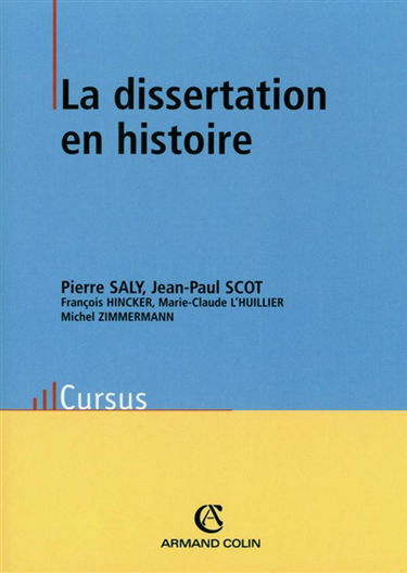 La dissertation en histoire