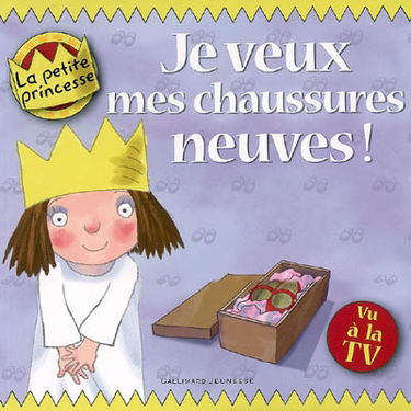 Petite princesse. Je veux mes chaussures neuves !
