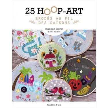 25 hoop-art brodés au fil des saisons