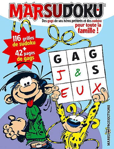 Marsudoku : des gags de vos héros préférés et des sudoku pour toute la famille !