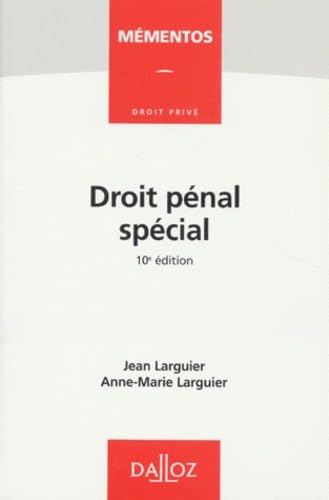 Droit pénal spécial