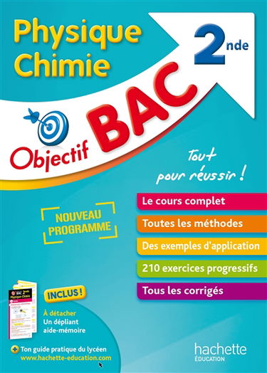 Physique chimie 2de : nouveau programme