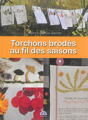 Couverture de Torchons brodés au fil des saisons