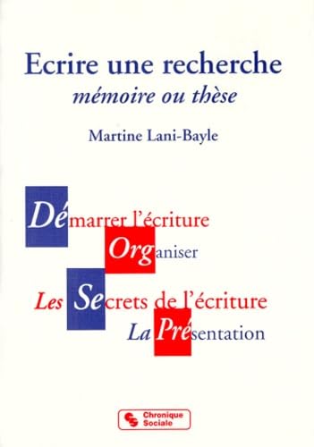 Ecrire une recherche