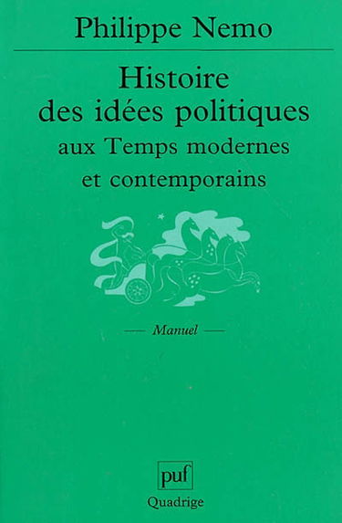 Histoire des idées politiques aux temps modernes et contemporains