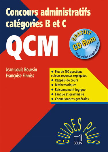Guide concours administatif, QCM