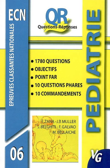 Couverture de Pédiatrie : ECN, épreuves classantes nationales