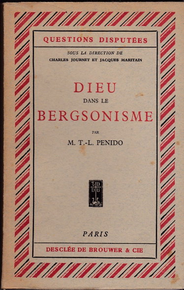 Couverture de Dieu dans le bergsonisme.