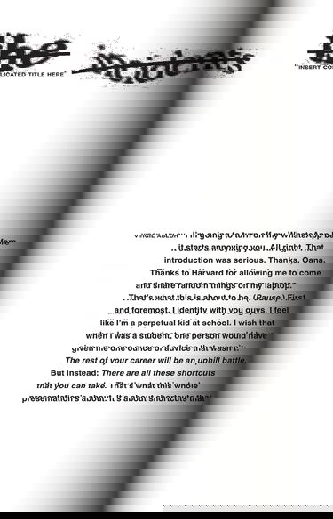 "Insert Complicated Title Here"