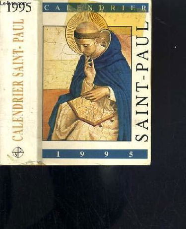 Calendrier Saint Paul 1995