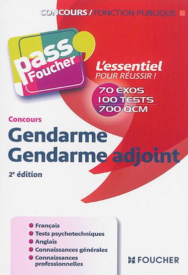 Couverture de Gendarme, gendarme adjoint : nouveaux concours