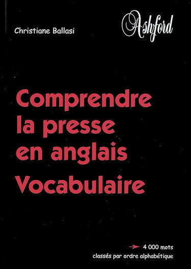 Comprendre la presse en anglais : vocabulaire