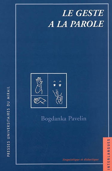 Le geste à la parole