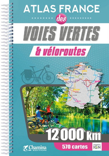 Couverture de Atlas France des voies vertes & véloroutes