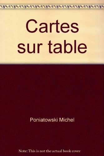 Cartes sur table