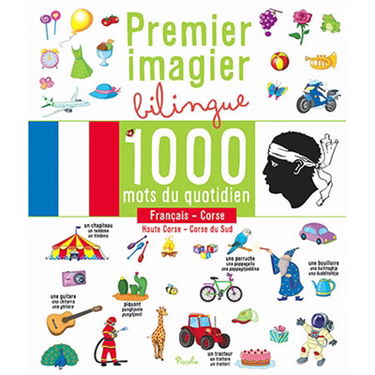 Premier imagier bilingue : 1.000 mots du quotidien : français-corse