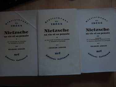 Couverture de Nietzsche, sa vie et sa pensée (Tome 3) par Charles Andler