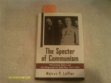 Couverture de The Specter of Communism: The United States and the Origins of the Cold War, 1917-1953