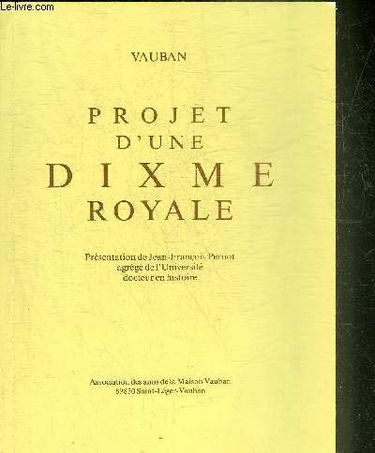 Projet d'une dixme royale