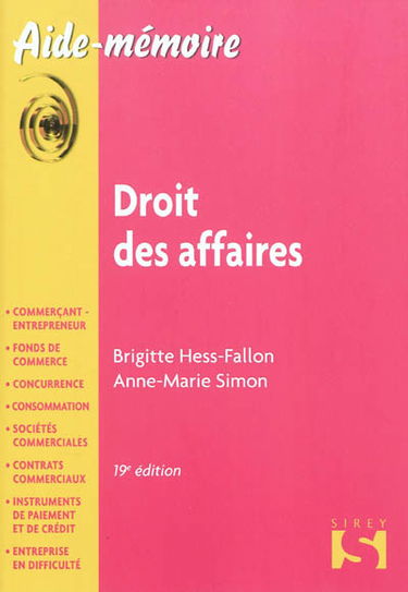 Droit des affaires
