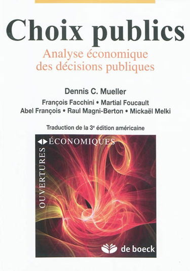 Choix publics : analyse économique des décisions publiques