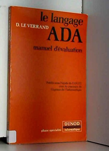 Le Langage ADA : manuel d'évaluation
