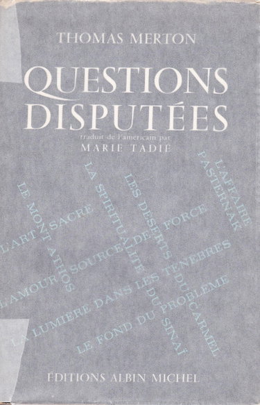 Couverture de Questions disputées.