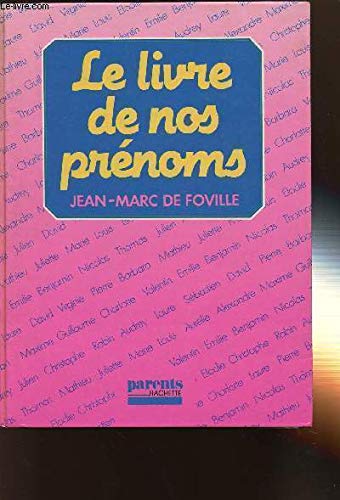 Le Livre de nos prénoms