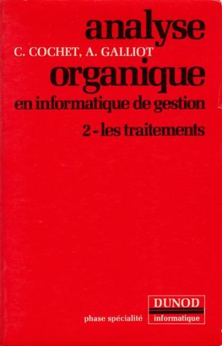 Analyse organique : 02 : Les traitements